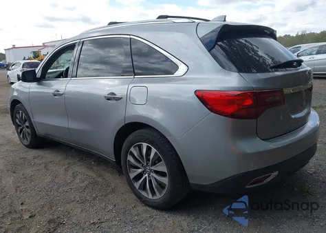 2016 Acura Mdx Technology Acurawatch Plus Packages/Technology Package z USA, uszkodzony, nr VIN 5FRYD4H4XGB040182